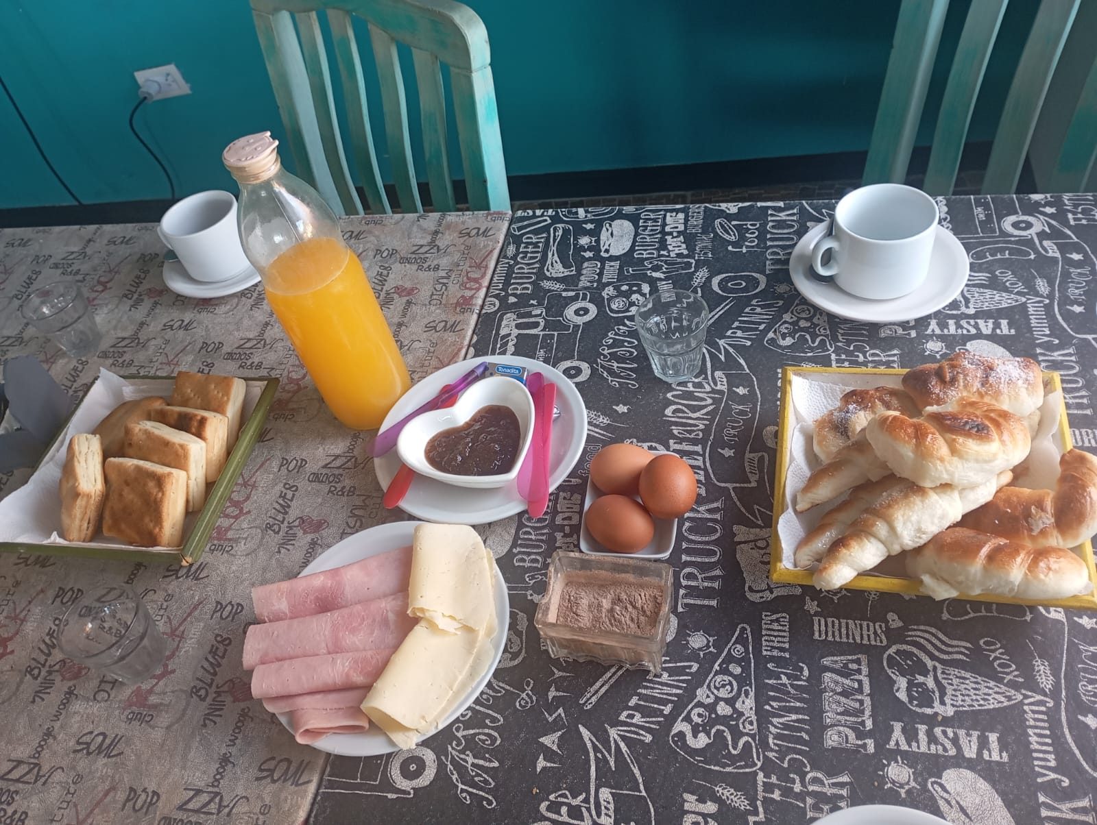 La mesa del desayuno